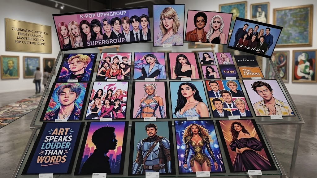 Quadro MDF - Artistas